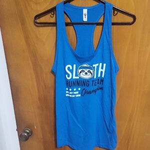 Womens Sloth Tanktop Size Medium